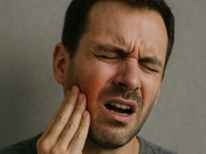 homem com Dores neuropáticas orofaciais